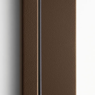 marco metálico acorazada iron marrón