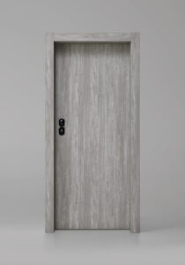 Puerta Exterior Acorazada IRON Ceniza Lisa