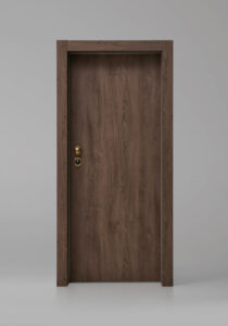 Puerta Exterior Acorazada IRON Nogal Liso