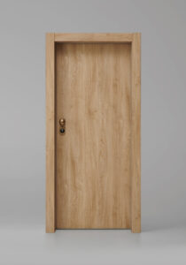 Puerta Exterior Acorazada IRON Roble Liso