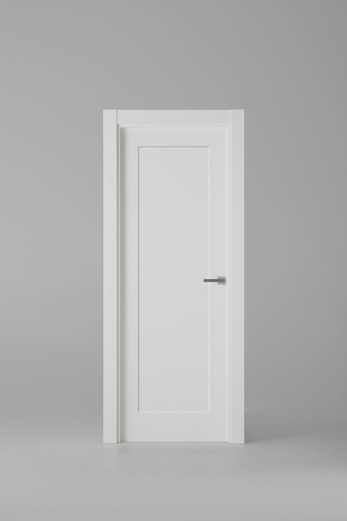Puerta de interior blanca lacada modelo 8001 Blanco Laca