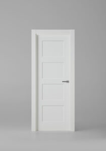 Puerta de interior blanca lacada modelo 8004 Blanco Laca