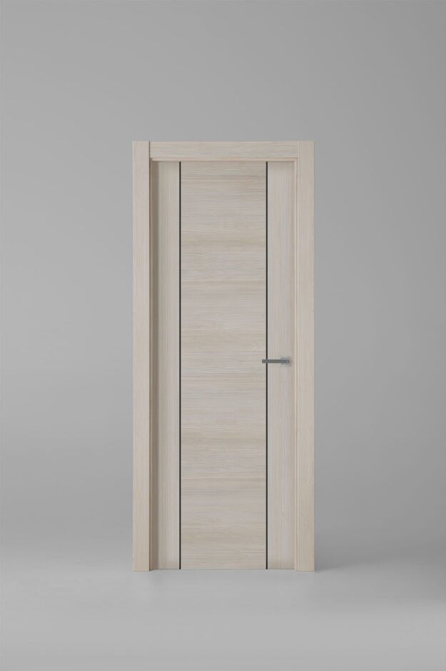 Interior door model 1006ECH Caramelo Black Inlay