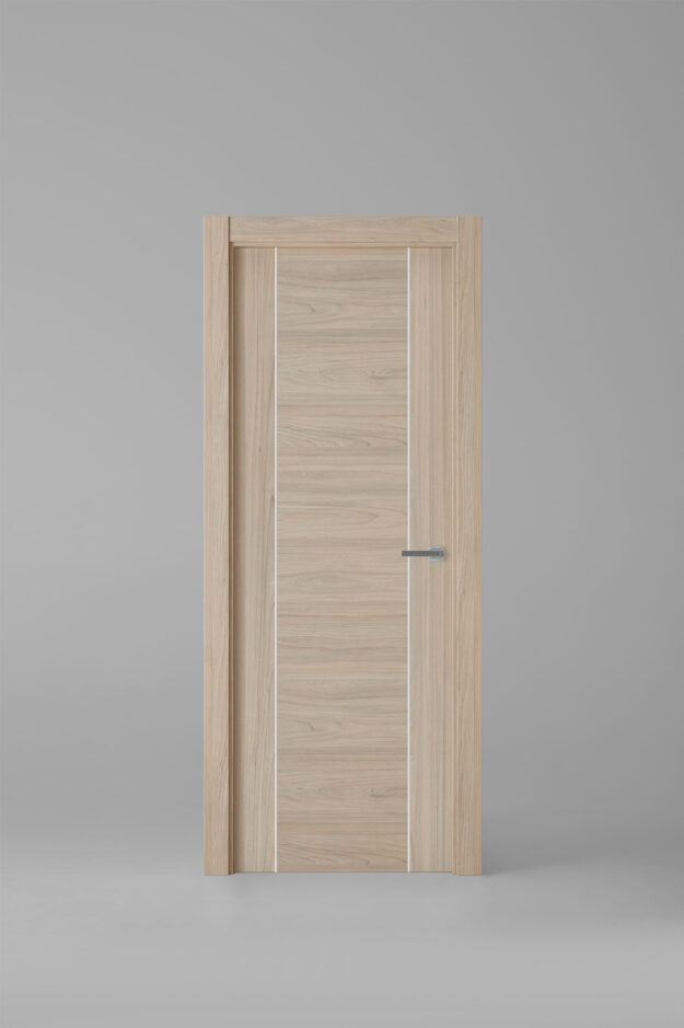 Puerta de interior colección nature 1006ECH Roble Estrío Greca Blanca
