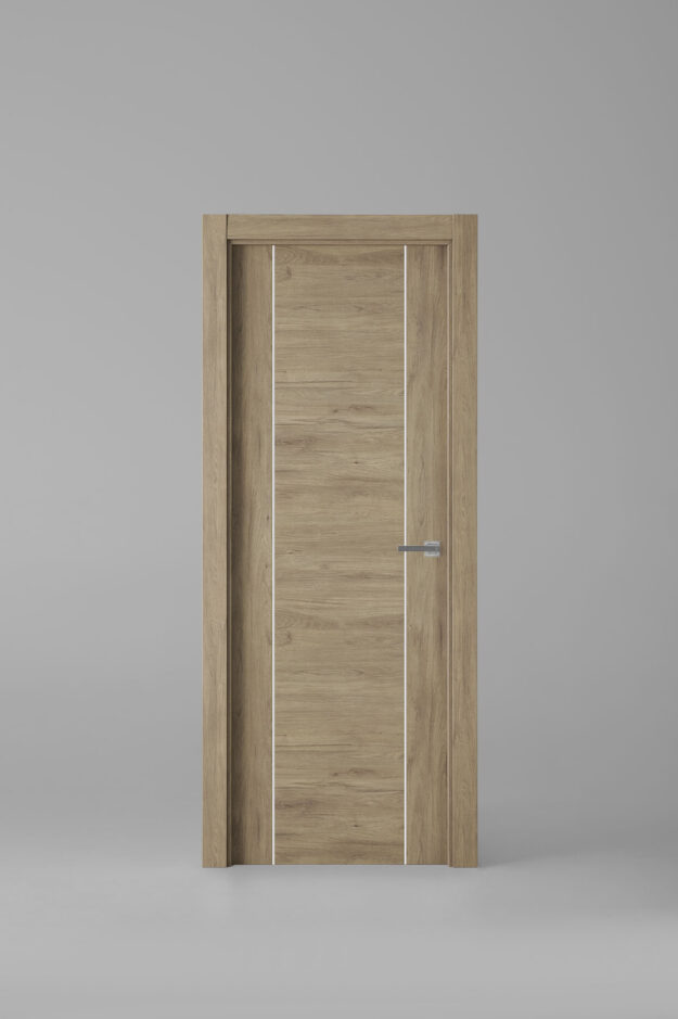 Puerta de interior colección tradition 1006ECH Roble Urban Greca Blanca