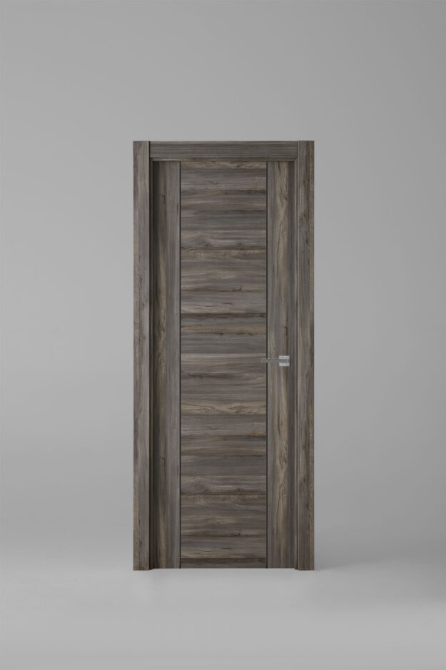Puerta de interior colección grey 1006ECH Vulcano Greca Negra