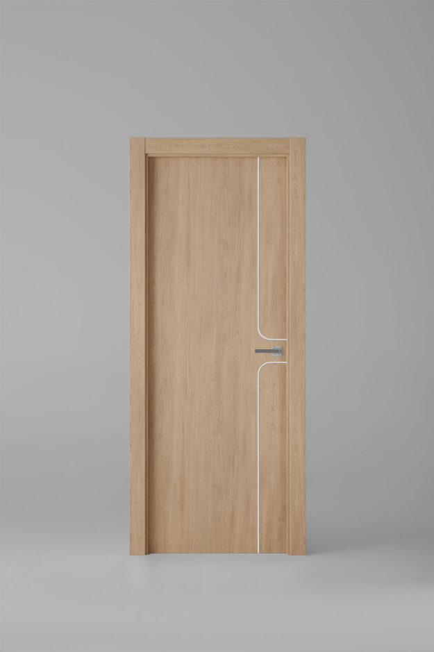 Puerta de interior colección tradition G1004 Roble Siena Greca Blanca