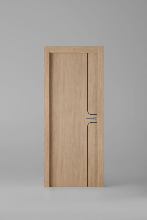 Puerta de interior colección tradition G1004 Roble Siena Greca Negra