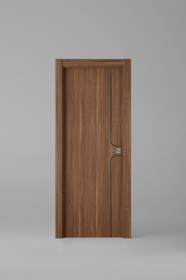 Puerta de interior colección nature G1004 Teka Greca Negra