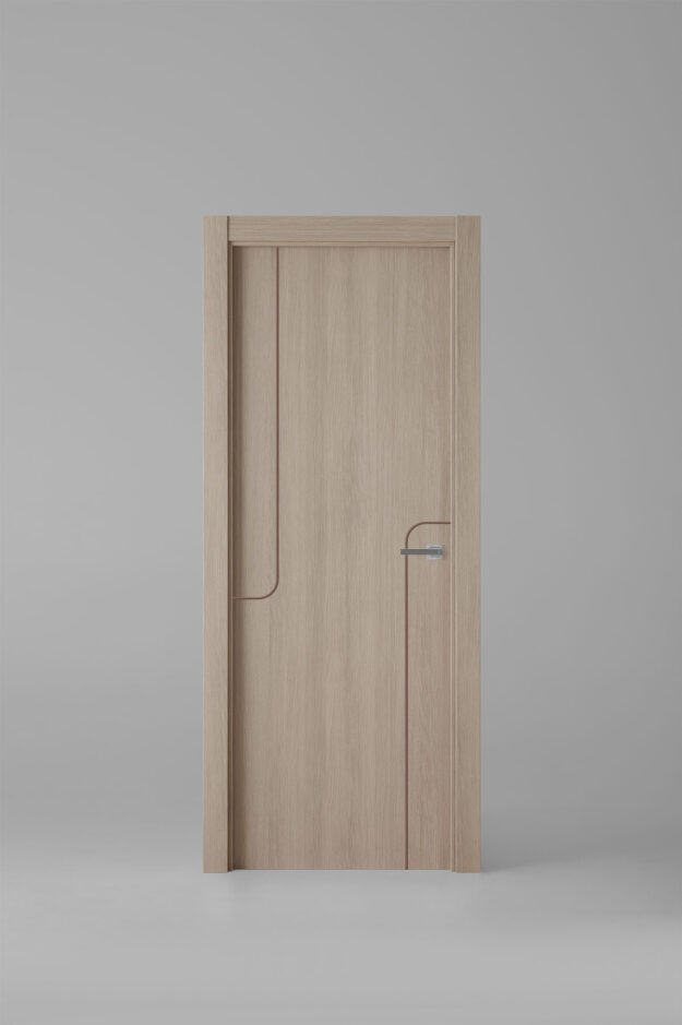 Puerta de interior modelo G1005 Acazio Greca Marrón