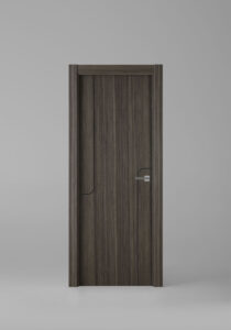 Puerta de interior colección grey G1005 Malluma Greca Negra