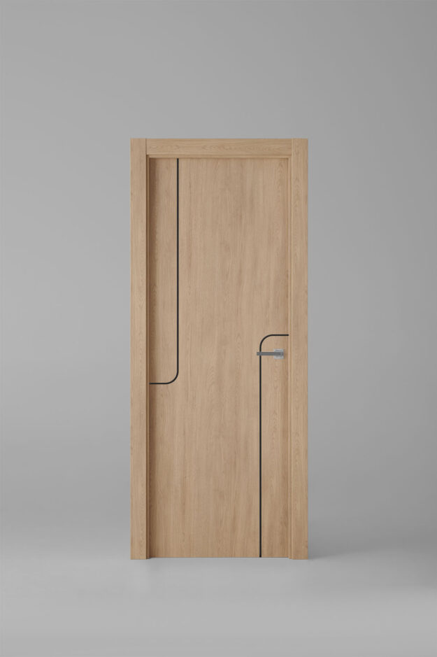 Puerta de interior colección tradition G1005 Roble Siena Greca Negra