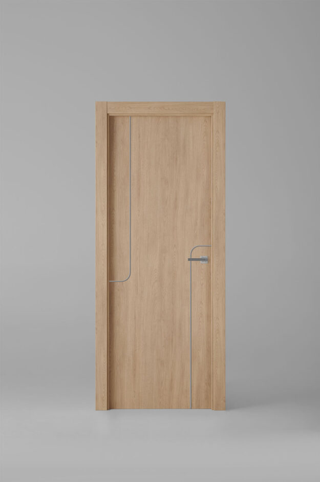 Puerta de interior colección tradition G1005 Roble Siena Greca Plata