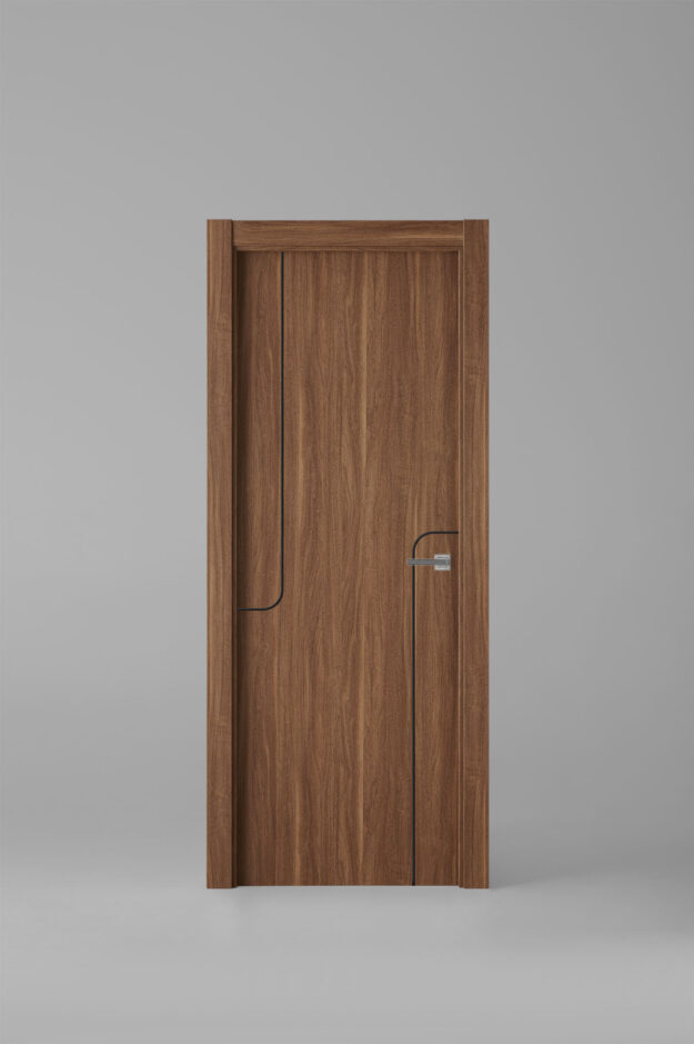 Puerta de interior colección nature G1005 Teka Greca Negra