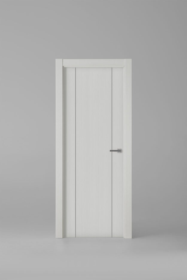 Interior door model G1006 Blanco Savia Silver Inlay