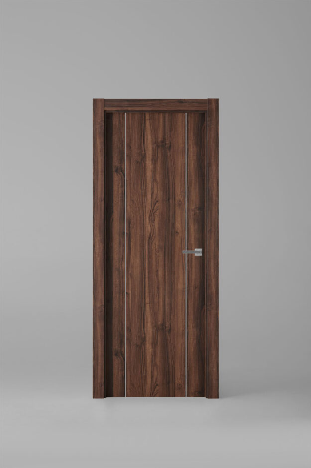 Puerta de interior colección nature G1006 Nogal Selva Greca Plata