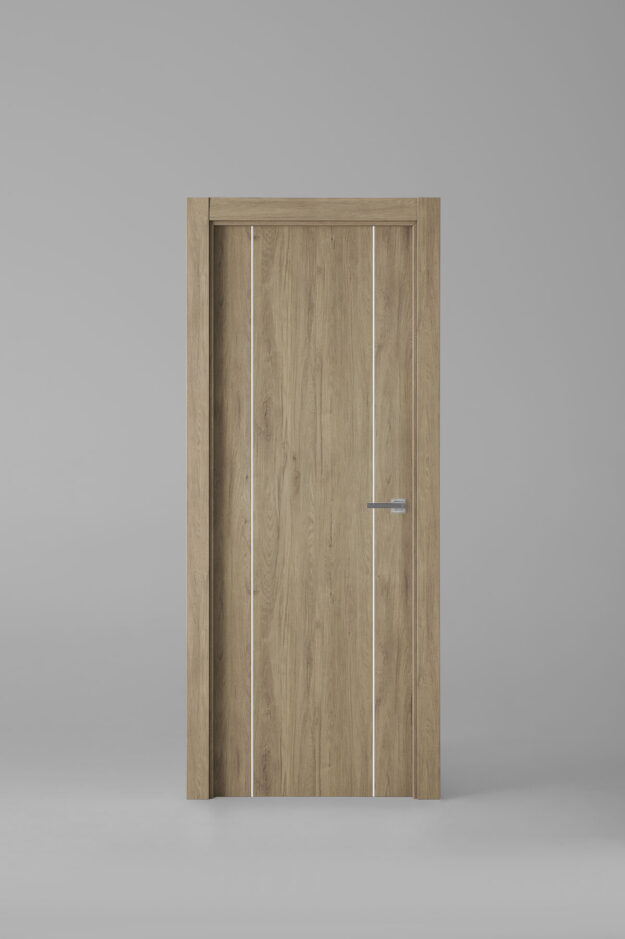 Puerta de interior colección tradition G1006 Roble Urban Greca Blanca