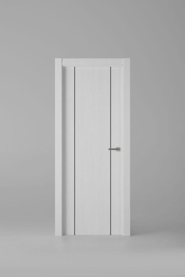 Puerta de interior colección cotton G1006 Talcum Greca Negra