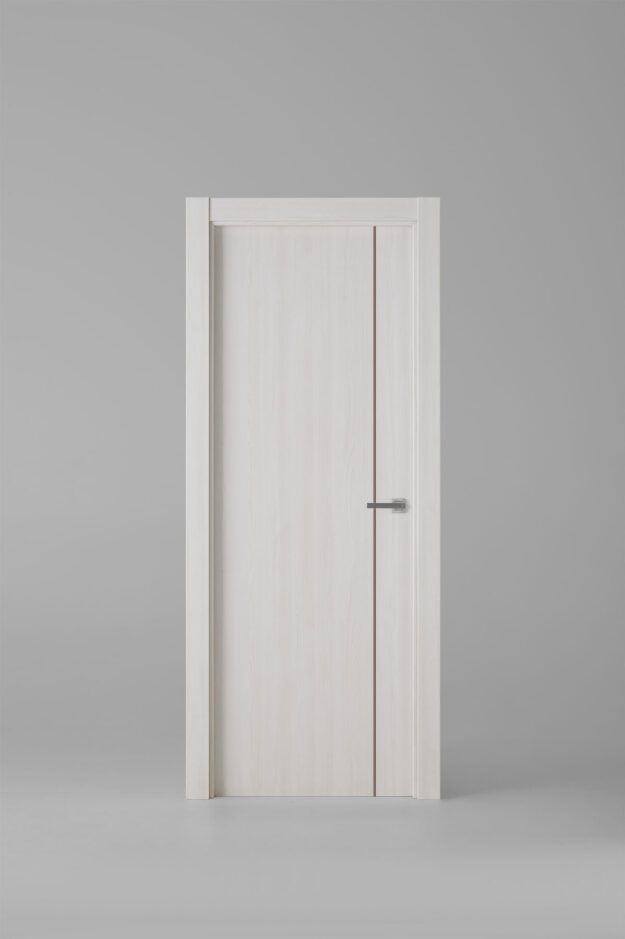 Puerta de interior colección cotton G1007 Fresno Blanco Greca Marrón