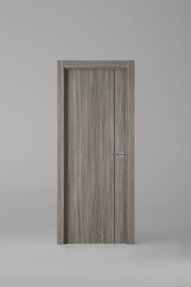 Puerta de interior colección grey G1007 Gris Trufa Greca Negra