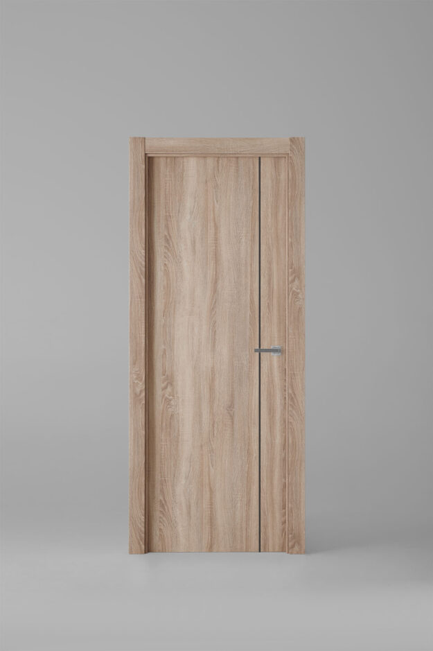 Puerta de interior colección tradition G1007 Roble Labriego Greca Negra