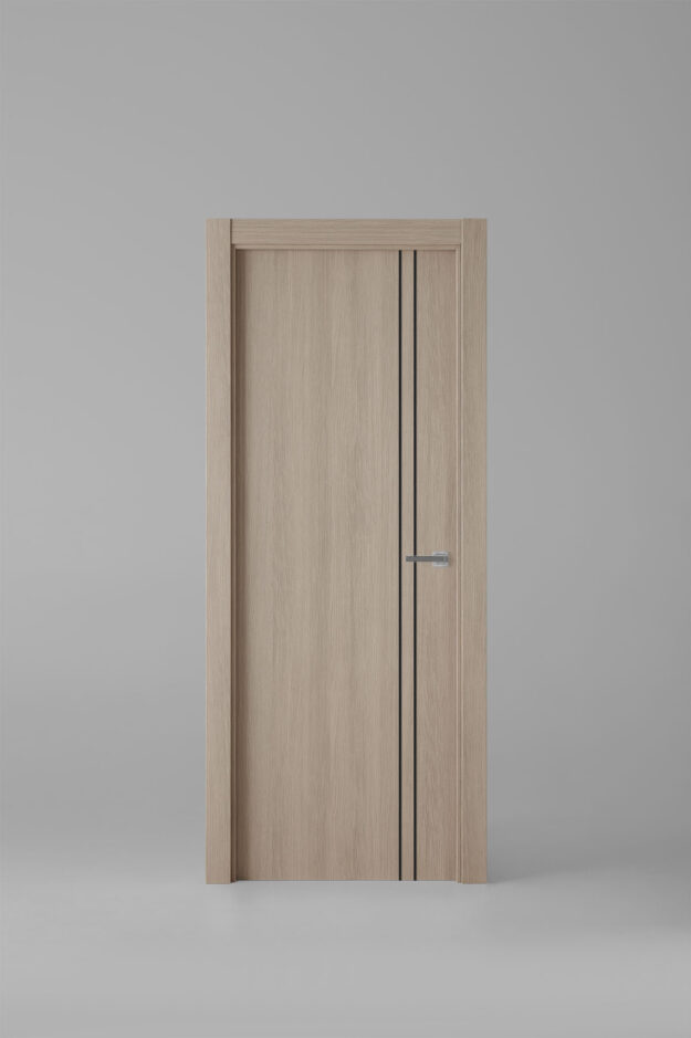 Puerta de interior modelo G1009 Acazio Greca Negra