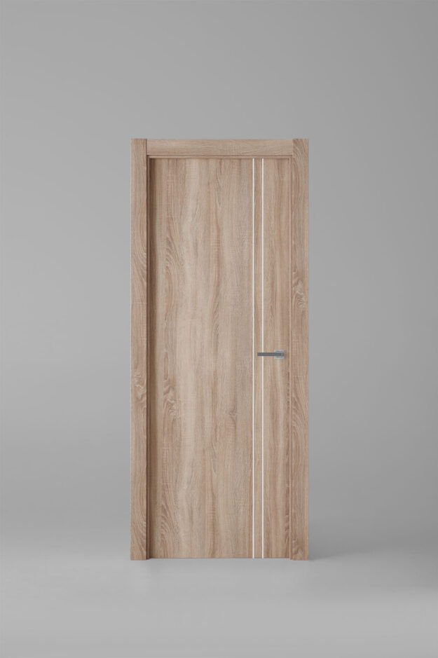 Puerta de interior colección tradition G1009 Roble Labriego Greca Blanca