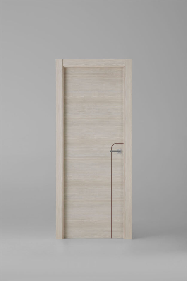 Interior door model X1001 Caramelo Brown Inlay