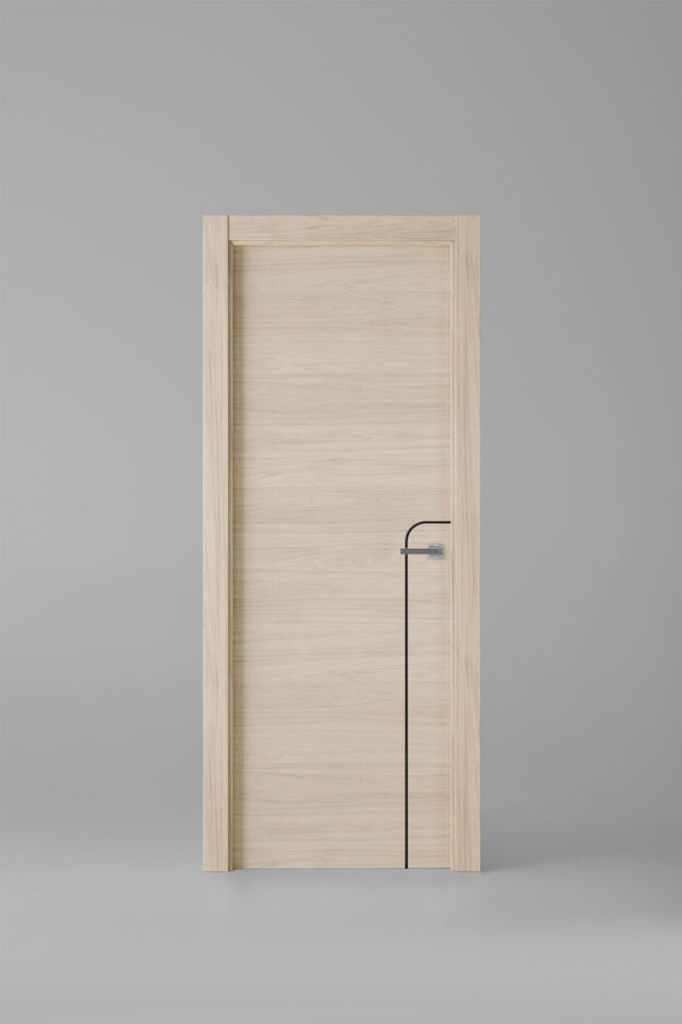 Puerta de interior colección nature X1001 Roble Arena Greca Negra