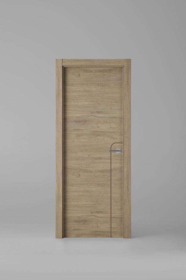 Puerta de interior colección tradition X1001 Roble Urban Greca Marrón