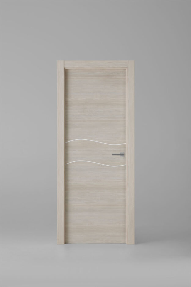 Interior door model X1003 Caramelo White Inlay