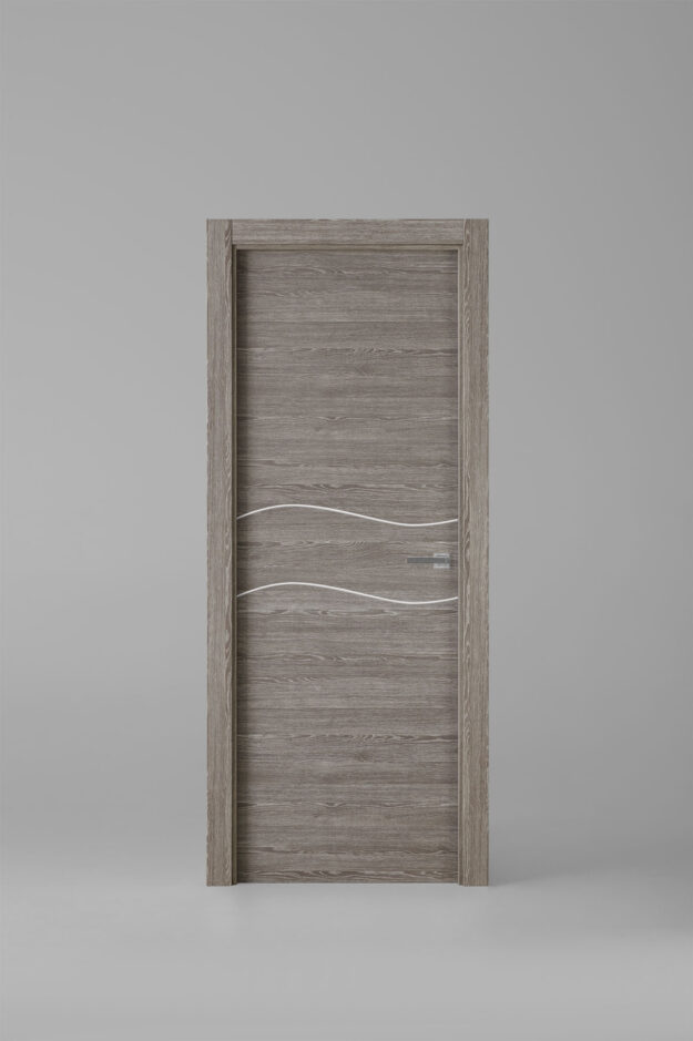 Puerta de interior colección grey X1003 Zenic Greca Blanca