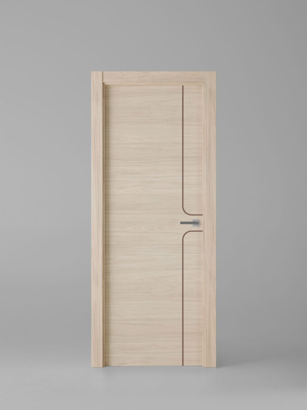 Interior door model X1004 Roble Arena Brown Inlay