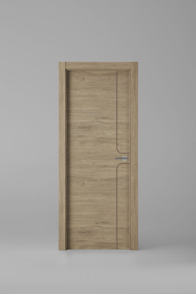 Puerta de interior colección tradition X1004 Roble Urban Greca Marrón