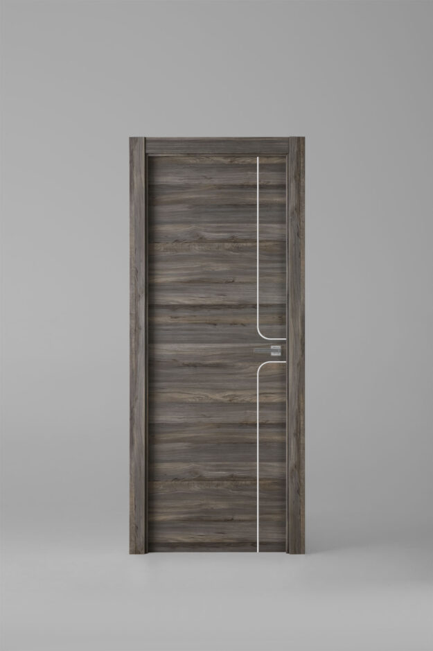 Interior door model X1004 Vulcano White Inlay