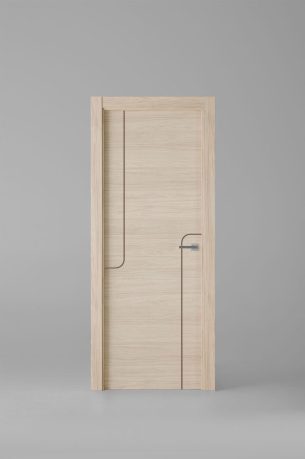 Puerta de interior colección nature X1005 Roble Arena Greca Marrón