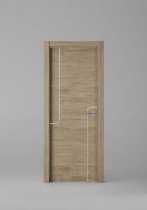 Puerta de interior colección tradition X1005 Roble Urban Greca Blanca
