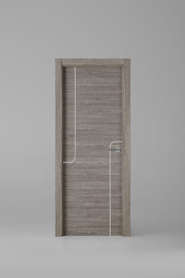 Puerta de interior colección grey X1005 Zenic Greca Blanca