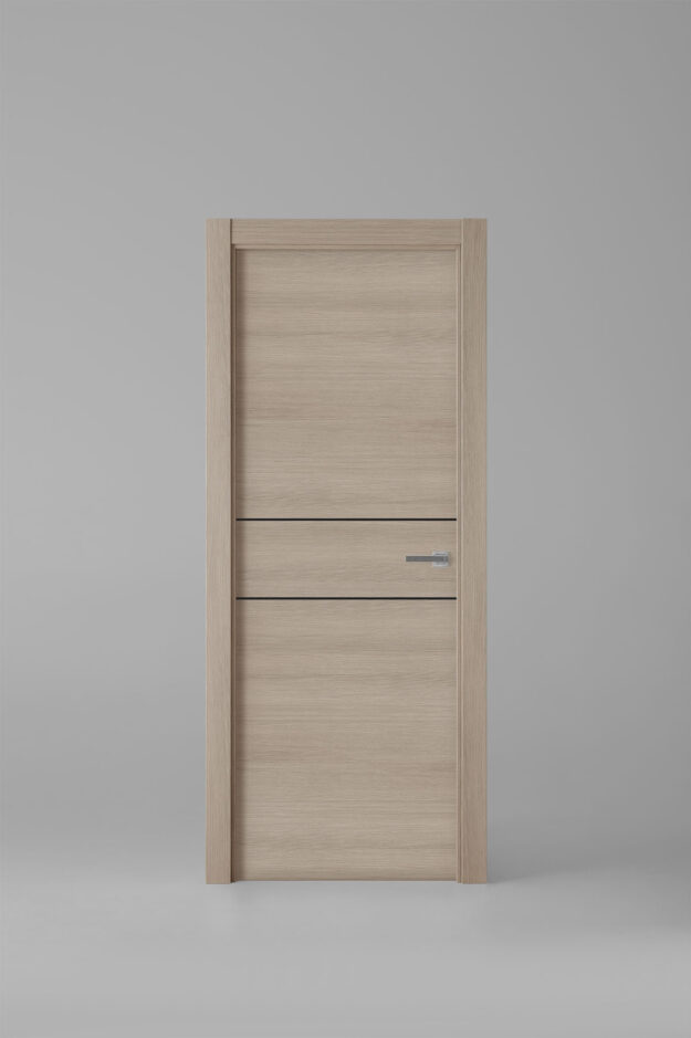 Puerta de interior modelo X2001 Acazio Greca Negra