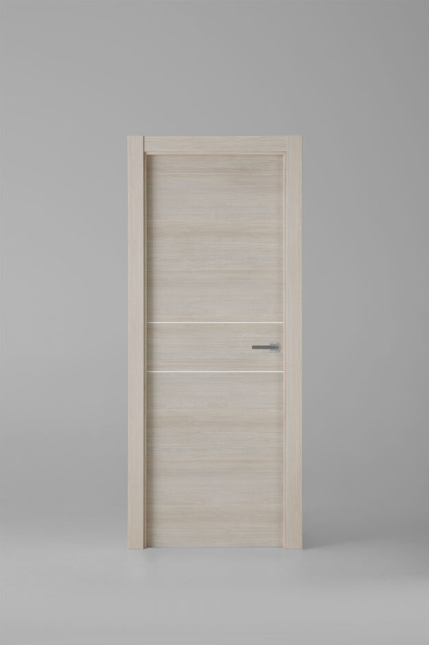 Interior door model X2001 Caramelo White Inlay
