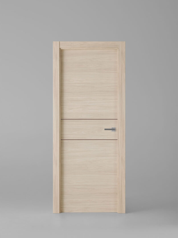 Interior door model X2001 Roble Arena Brown Inlay