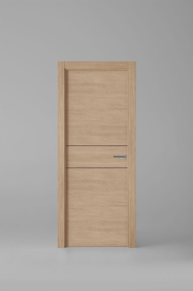 Interior door model X2001 Roble Siena Brown Inlay