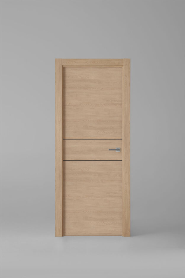 Puerta de interior colección tradition X2001 Roble Siena Greca Negra