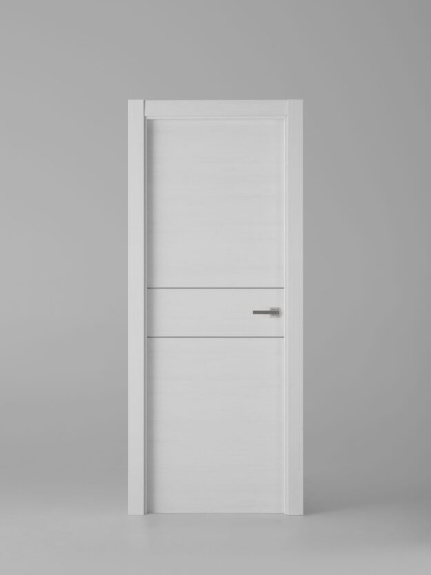 Interior door model X2001 Talcum Silver Inlay