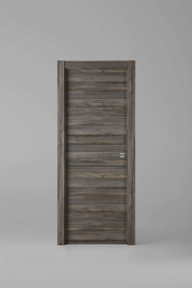 Puerta de interior colección grey X2001 Vulcano Greca Negra