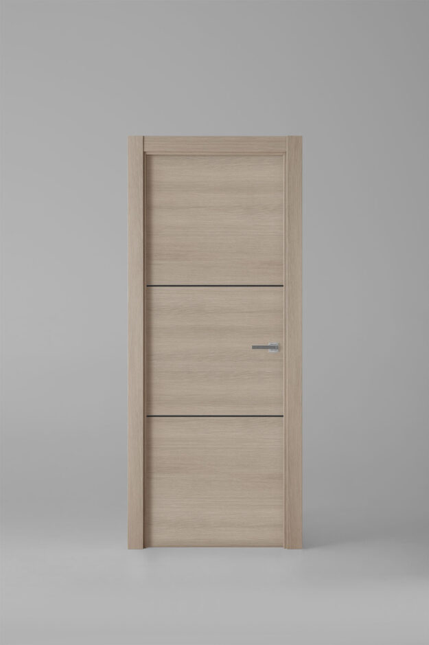 Puerta de interior modelo X2002 Acazio Greca Negra