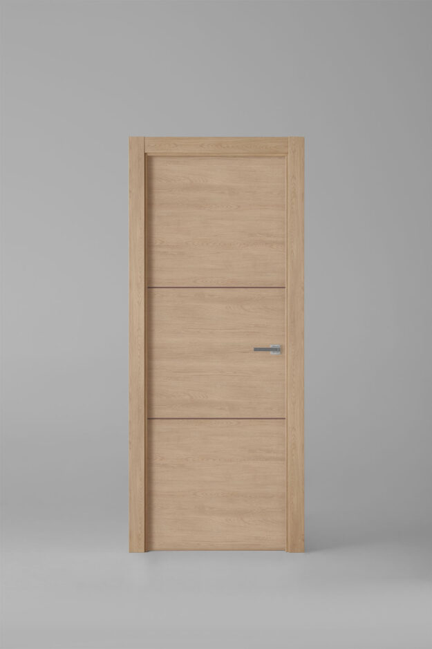 Interior door model X2002 Roble Siena Brown Inlay