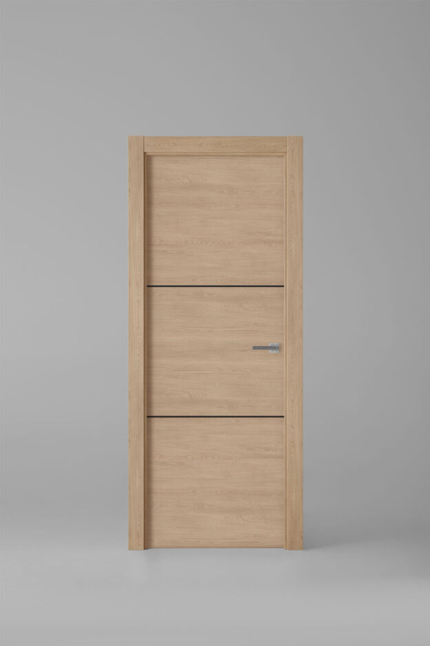 Puerta de interior colección tradition X2002 Roble Siena Greca Negra