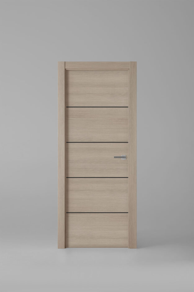 Puerta de interior modelo X2003 Acazio Greca Negra