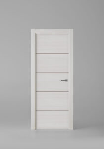 Puerta de interior modelo X2003 Fresno Blanco Greca Marrón